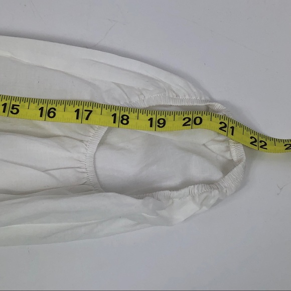 Sundance Gold Sequin Bib White Button Down XS - Picture 7 of 8